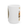 15oz Flames Test Metal – Courage Defines the Firefighter Mug